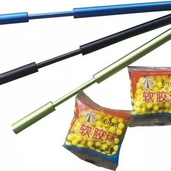 Бамбуковый ствол из алюминиевого сплава, пистолет для стрельбы по мишеням для пневматики, аксессуары для дартса, Glock Air Soft Bullet Web Shooter с веб-развлечением 1PCS gold