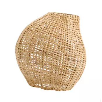 Бамбуковый светильник для тумбочки, лампочка в комплект не входит, идеально подходит для детской комнаты и кафе S