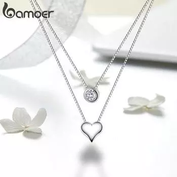 BAMOER Пара металлических подвесок с кулонами