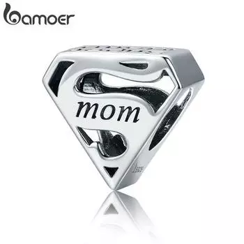 BAMOER Шарм из стерлингового серебра 925 SuperMom