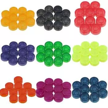 Бампер Candy Cover Гитарный переключатель Педаль Колпачок Колпачок для ног Ножной гвоздь Колпачок ручки Защитная накладка для ножного переключателя светло-фиолетовый