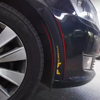 Бампер, расширитель крыла автомобиля, защита для бровей, накладка на колесную арку, расширители арок, декоративная полоса, устойчивая к царапинам