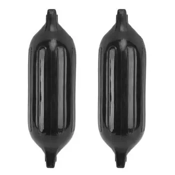 Бамперы для лодок Кранцы Бамперы для лодок Кранцы Надувные ребристые морские буи-отбойники для причалов Бампер для лодок для яхт Лодки Рыболовные лодки чёрный