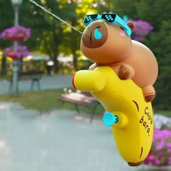 Банан Капибара Игрушки для распыления воды Фестивальный разбрызгиватель воды Детские пляжные игры