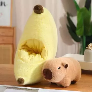 Banana Avocado Capybara Plush Toy Carrot Capybara Plush Doll BirthdayGift Banana