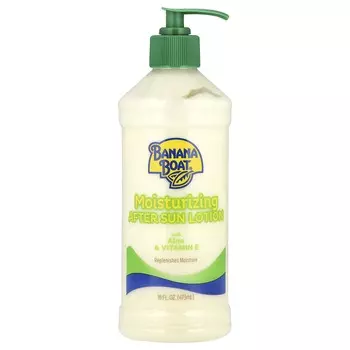 Banana Boat, увлажняющий лосьон после загара с алоэ и витамином Е, 16 жидких унций (473 мл)