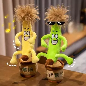 Banana Green Banana Dolls Emotional Fruit Re-reading Comfort Glowing Fun Ornaments Plush Dolls Dolls 40cm