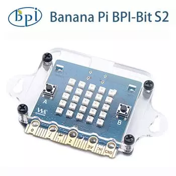 Banana Pi BPI-Bit S2 ESP32-S2FN4R2 32-битный одноядерный процессор с поддержкой Webduino, Arduino, MicroPython для STEAM Education