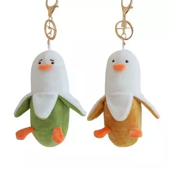 Banana Plush Toy Pendant,Interesting Plush Toy,1pc,3.9inch One Size зелёный