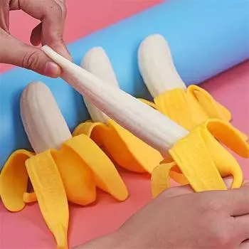 Банановая мягкая игрушка Jumbo Squishy Fruit Squeeze Toy Новинка игрушки Детские игрушки Мягкая антистрессовая музыка для вентиляции Дети Хэллоуин Антистрессовые игрушки
