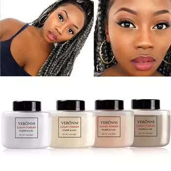 Банановая пудра, гладкая рассыпчатая пудра для лица с контролем жирности, консилер для макияжа разноцветный