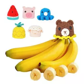 Банановая шляпа, многоразовый консервант для бананов, моющиеся формы животных и фруктов, чехол ручной работы, сохраняет бананы свежими, креативные подарки Sheep