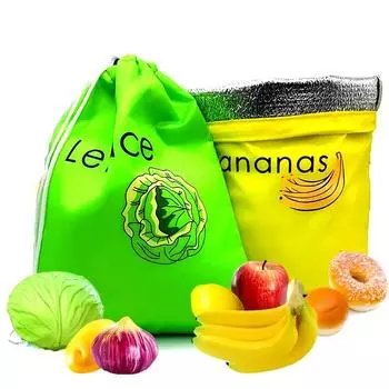 Банановый мешок для хранения свежих овощей и фруктов, мешки для предотвращения хранения, многоразовые, водостойкие, карманные для еды, ресторанные кухонные принадлежности as picture