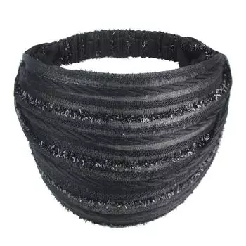 Band Cover the White Hair Shiny Stripe Korean Headwear Mesh Hairbands Wide Hair Band Women Headband