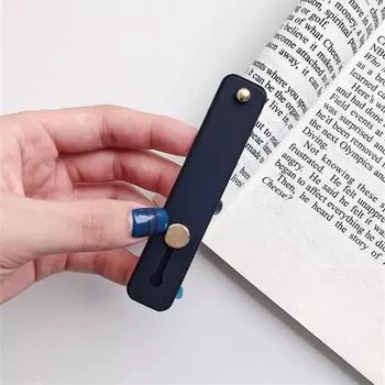 Band Hand Finger Grip Mobile Phone Holder Stand Universal AVE чёрный