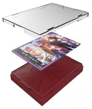 Bandai 2024 One Piece TCG Card Game Sound Loader Case Volume Monkey Luffy 1 D. красный