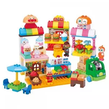 BANDAI Anpanman Block Lab Anpanman и все показывают много блоков DX