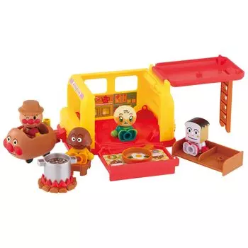 BANDAI Anpanman First House Doll Set Exciting Camper (Целевой возраст: 2 года и старше)