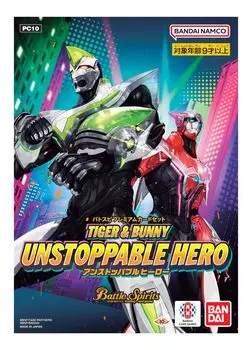 BANDAI Battle Spirits Battle Spirits Премиум-карта Набор TIGER BUNNY UNSTOPPABLE HERO & [PC10]