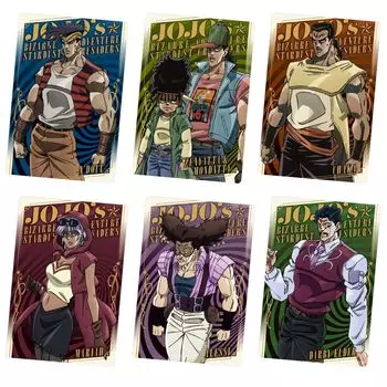 BANDAI Bizarre Adventure Stardust Crusaders Wafers Candy Bizarre JoJo s (20 штук) игрушки/вафли (выпечка сладостей) (Приключения ДжоДжо)