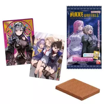 BANDAI Богиня NIKKE Wafers 3 Конфеты Победы (20 штук) игрушки/вафли (выпечка сладостей) (Богиня Победы NIKKE)