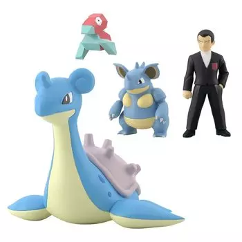 Bandai Candy Toy Pokemon Scale World Kanto Sylph Company Set &