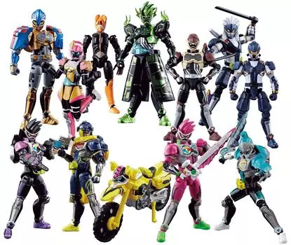 Bandai Candy Toy Sodo Kamen Rider Все 69 типов 3 предмета в наборе Ex-Aid STAGE1-10 + (Экс-Эйд, Храбрый, Снайп, Лазер, Генм, Парадокс и т. д.)