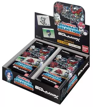 BANDAI Carddass Gundam Selection Suit Gundam GQuuuuuuX 20 упаковок Целевая аудитория 15 лет и старше Том 2 ~Мобильный -Начало-~ (пак) (BOX) возраст