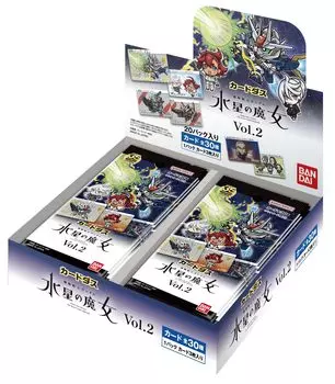 BANDAI Carddass Mobile Suit Gundam Witch of Mercury 20 упаковок Vol.2 (BOX)