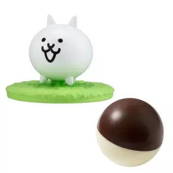 Bandai Choco Sap Nyanko Великая военная конфета Великая (10 кусочков) Игрушка/Полушоколад (Война Ньянко)