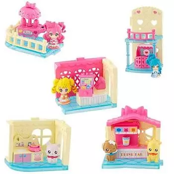 BANDAI Delicious Party PreCure с лифтом 5 видов продается как Omiseya-san [Набор (полный полный)] Не коробка.