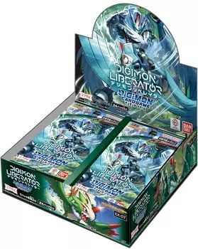 BANDAI Digimon Card Game Дополнительный усилитель Digimon Liberator [EX-07] (BOX) Включено 24 упаковки
