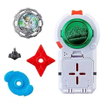 BANDAI Dragon Ball Spin Emblem Spin Shooter Set White-Collar
