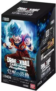 BANDAI Dragon Ball Super Card Game Fusion World Booster Pack Пробуждение Сердцебиение [FB01] (BOX) 24 упаковки