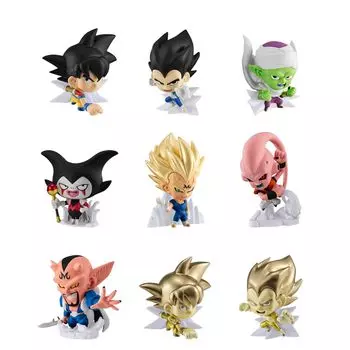 Bandai Dragon Ball Super Warrior Фигурка 8 Конфетный шарик-жвачка (12 шт.) Игрушка/Жевание (Дракон Супер)