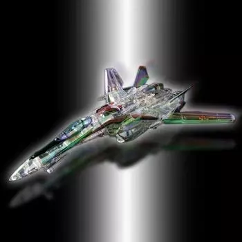 BANDAI DX Chogokin Macross F Мессия Валькирия Прозрачный VF-25F (Сложить версию.)