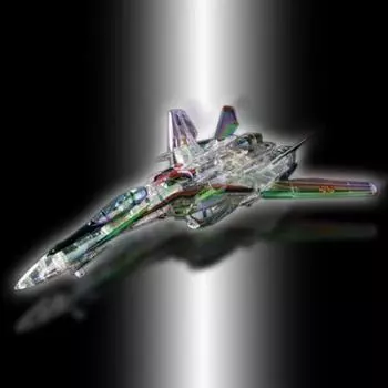 BANDAI DX Chogokin Macross F Мессия Валькирия Прозрачный VF-25F (Сложить версию.)
