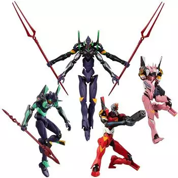 BANDAI Evangelion Новая Театральная Версия 02 Типы Набор Игрушка Bandai Candy EVA-FRAME: [10 (Полный Полный)]