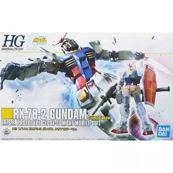 BANDAI [Event Limited] HG 1144 RX-78-2 Gundam прозрачный цветной вариант. Мобильный костюм Гандам