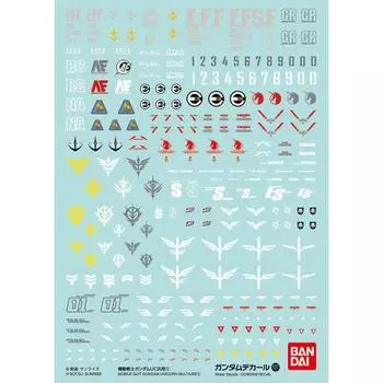 BANDAI Gundam Decal No.107 Мобильный костюм Gundam UC общего назначения (1)