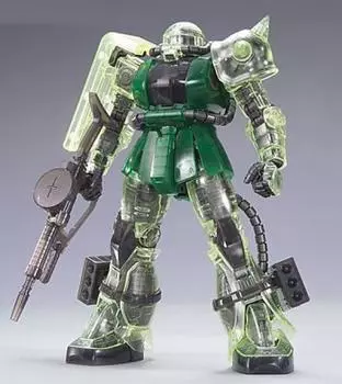 BANDAI Gunpla EXPO Limited MG Mass Production Zaku Clear Color Version 1/100 MS-06J Ver.2.0