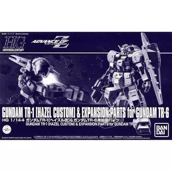 BANDAI HG 1/144 Gundam TR-1 [Hazel Custom] и дополнительные детали для Gundam TR-6 (только интернет-магазин для хобби)