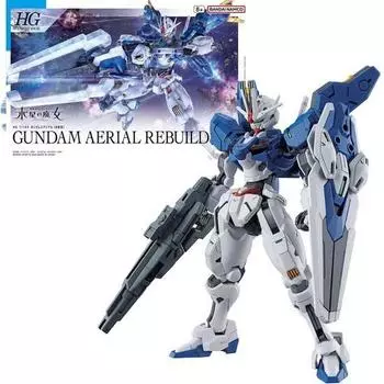 Bandai HG Gundam Witch of Mercury # 19 Gundam Aerial Rebuild, масштаб 1/144, 15 см