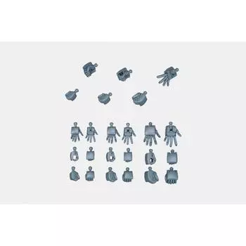 BANDAI HGBC Dimension Build Knuckles КРУГЛЫЙ