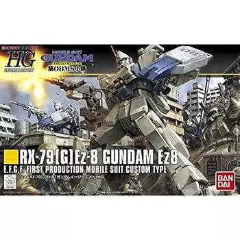 Bandai Hobby #155 HGUC Gundam Ez8 Model Kit, 1/144 Scale
