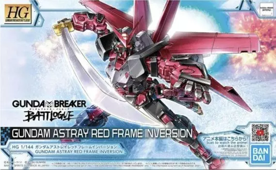 Bandai Hobby HG Gundam Breaker Battlogue Gundam Astray Red Frame Inversion Bandai Spirits Hobby HG Battlogue Пластиковая модель в наборе Multi (199621) красный