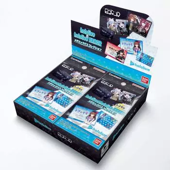 BANDAI hololive и hololive ERROR Metallic Pass Коллекция (BOX) 20 упаковок