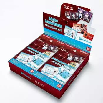 BANDAI hololive и hololive ERROR Metallic Pass Collection 2 (BOX) 20 упаковок