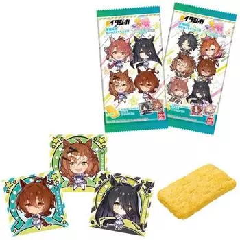 BANDAI Itajaga Movie version ``Uma Musume Pretty Derby Door of a New Era КОРОБКА из 20 штук Конфеты Игрушка Снэк Кондитерские изделия