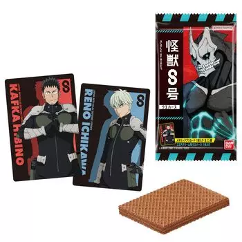 BANDAI Kaiju Нет. 8 Вафель 20 штук КОРОБКА (Конфеты-игрушки) Вафля